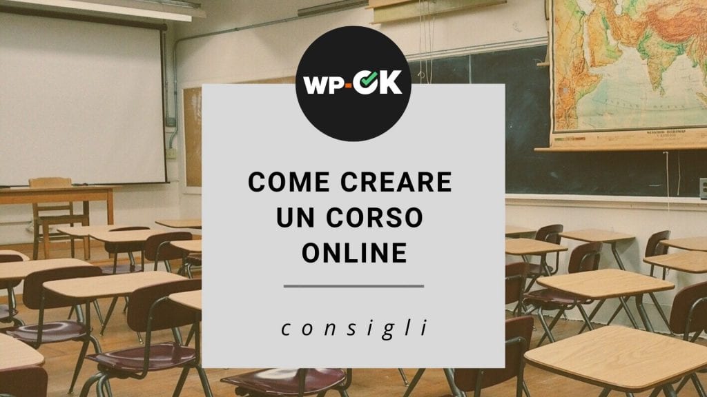 come creare un corso online