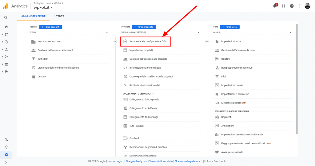 google analytics 4 setup