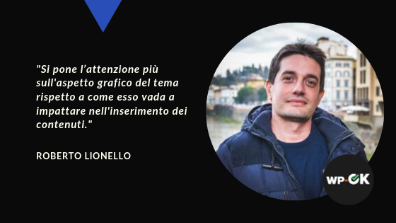 Roberto Lionello WordPress sviluppatore