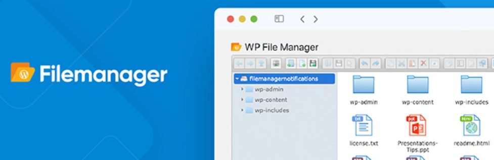 WP FileManager plugin gestione file